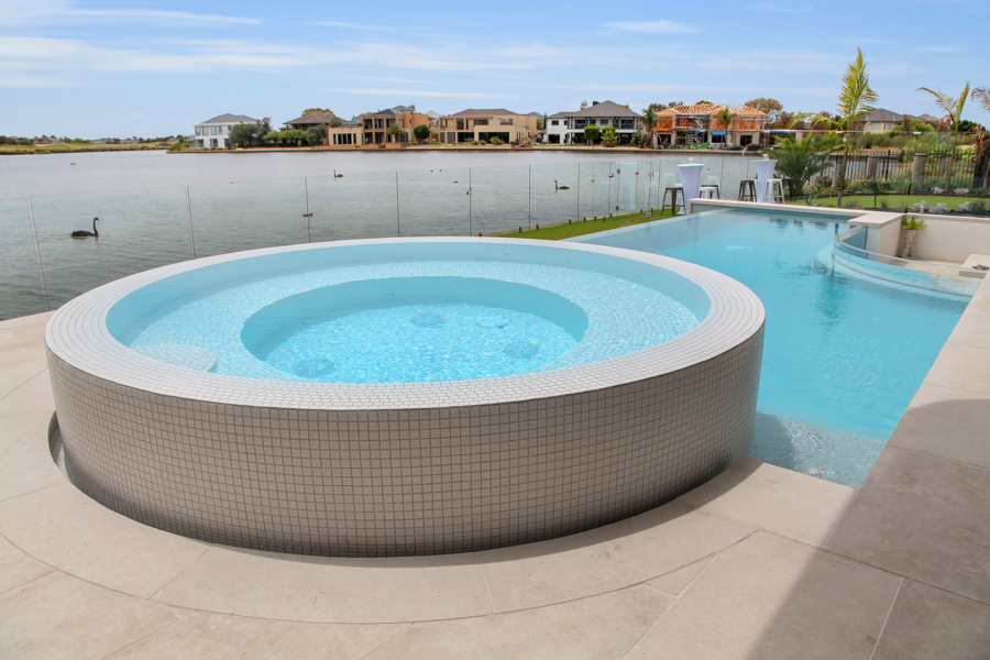 Sanctuary Lakes I — concrete pool, Sanctuary Lakes, Melbourne